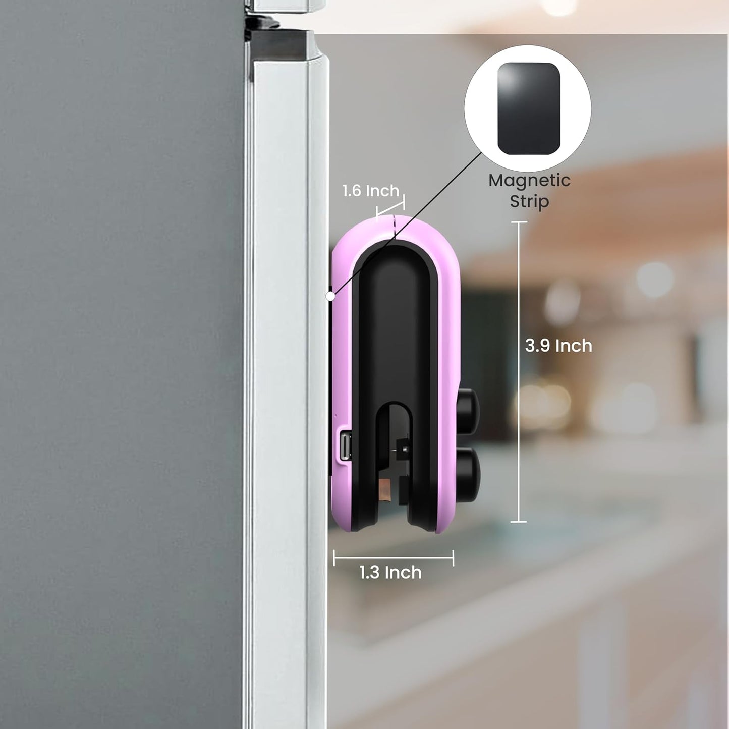 Seznik Portable Mini Sealing Machine, Handheld Packet Sealer for Food, Snacks, Chips, Fresh Storage, Plastic Bags Sealing Machine, 1 YEAR Warranty (White)