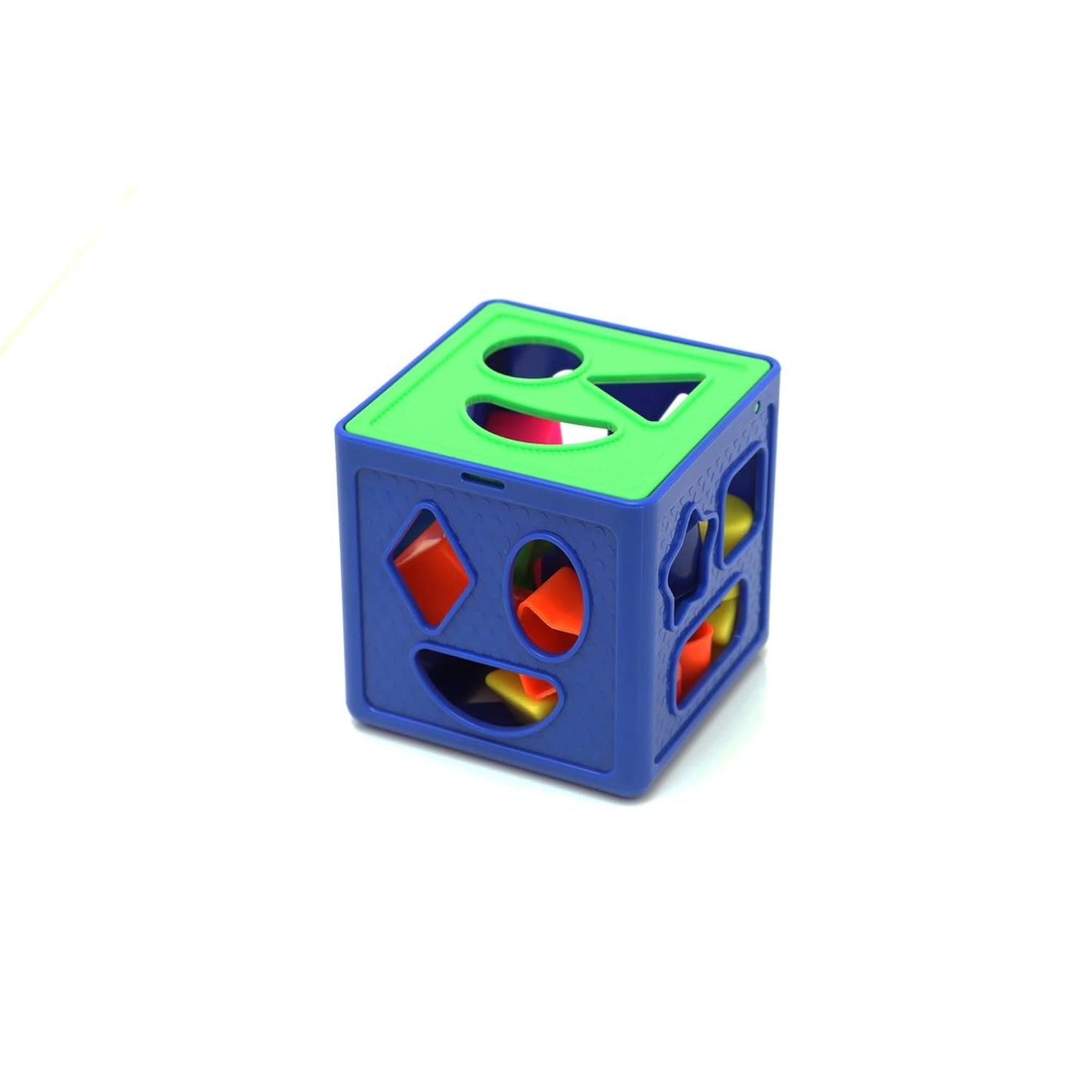 ZUDO TOYS Shape Sorting Cube With 18 Shape And Different Color - Kids Activity Toys - Learning And Educational Toys With Multicolour - (Bis Approved), 19 Pcs